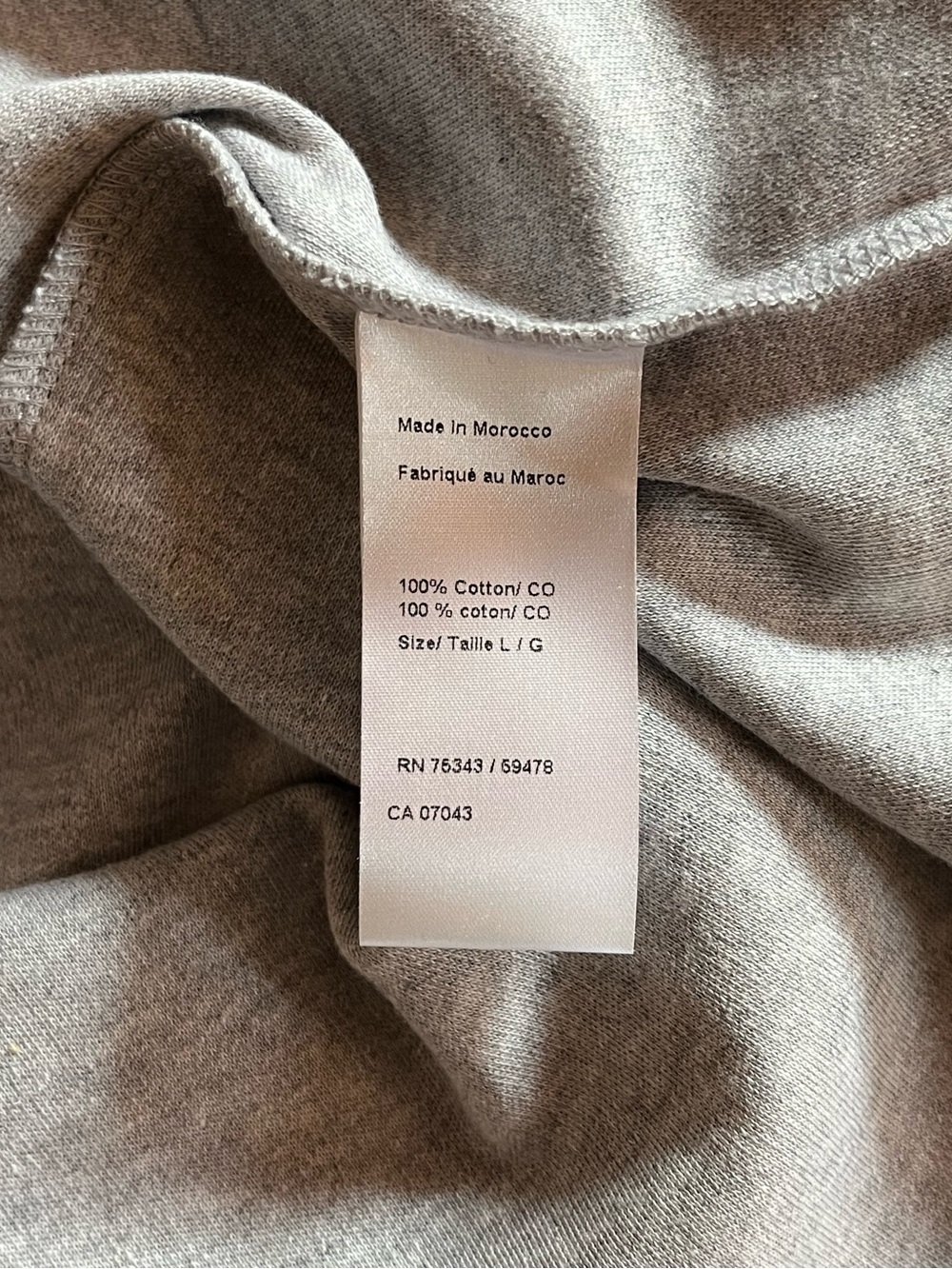 Nu-In Gray T-Shirt | L - Picture 6 of 7